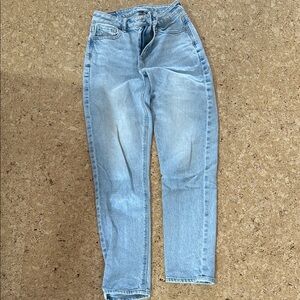 American Eagle Outfitters Light Blue High-Rise Jeans